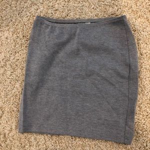 American Apparel basic gray bodycon skirt medium